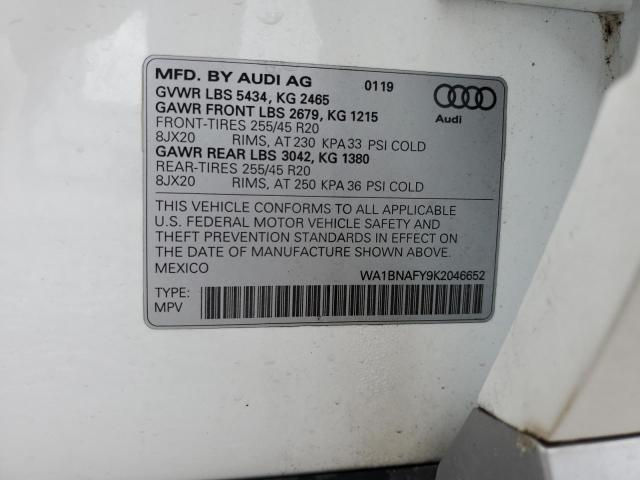 2019 AUDI Q5 PREMIUM PLUS