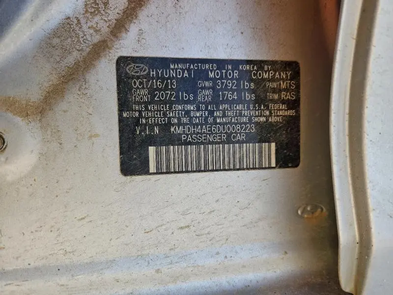 2013 HYUNDAI ELANTRA GLS  