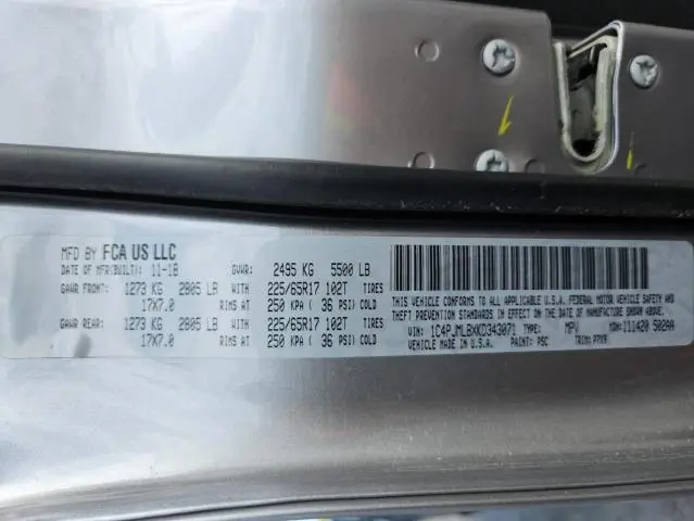 2019 JEEP CHEROKEE LATITUDE PLUS  