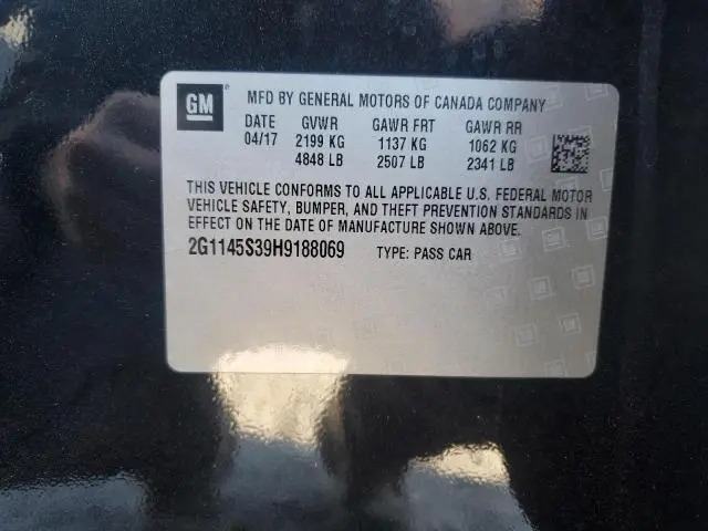 2017 CHEVROLET IMPALA PREMIER  