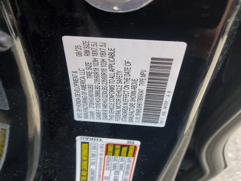 2026 HONDA ODYSSEY EXL  