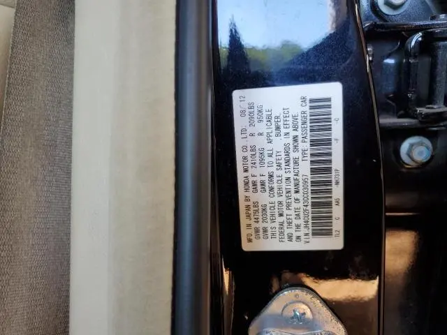 2012 ACURA TSX   