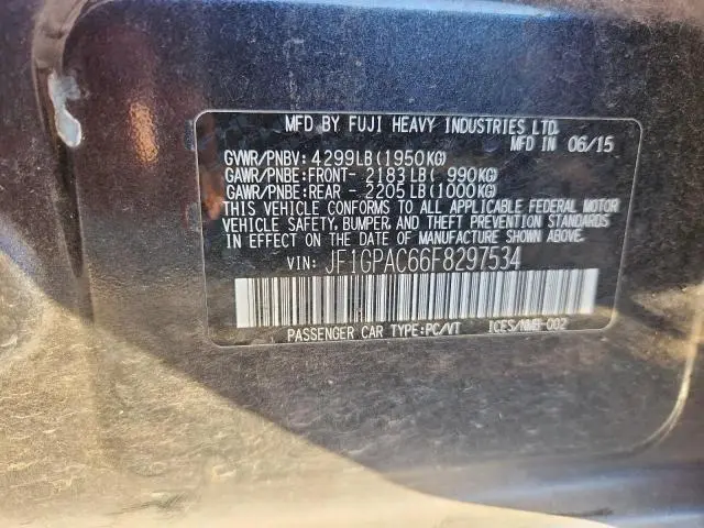 2015 SUBARU IMPREZA PREMIUM  