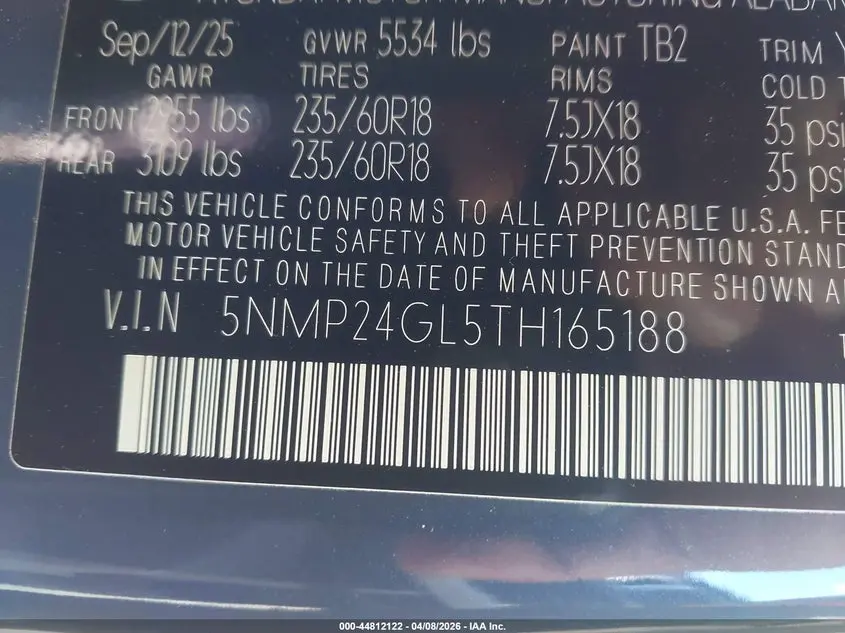2026 HYUNDAI SANTA FE SEL