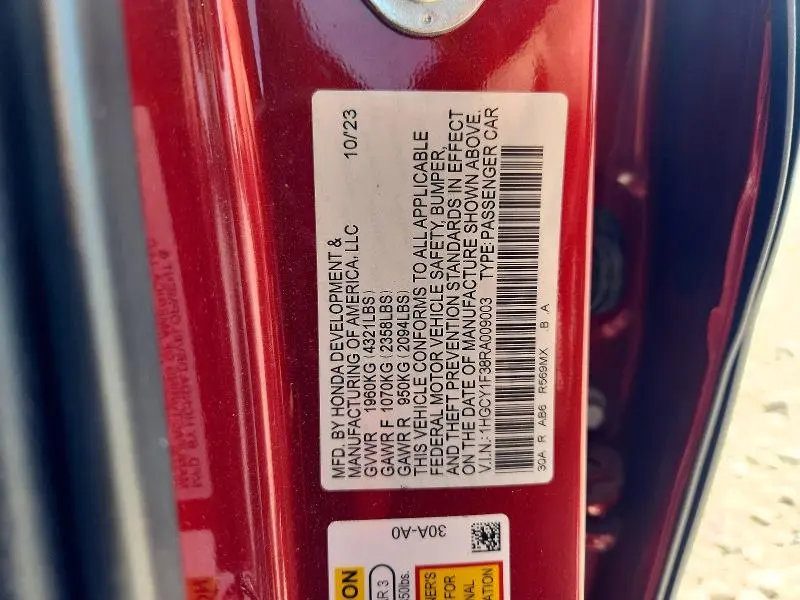 2024 HONDA ACCORD EX  