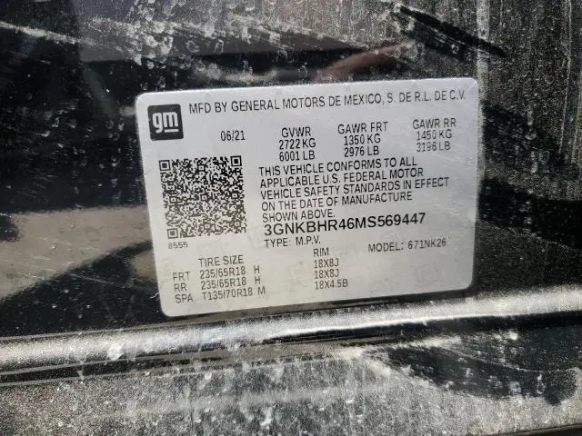 2021 CHEVROLET BLAZER 2LT  