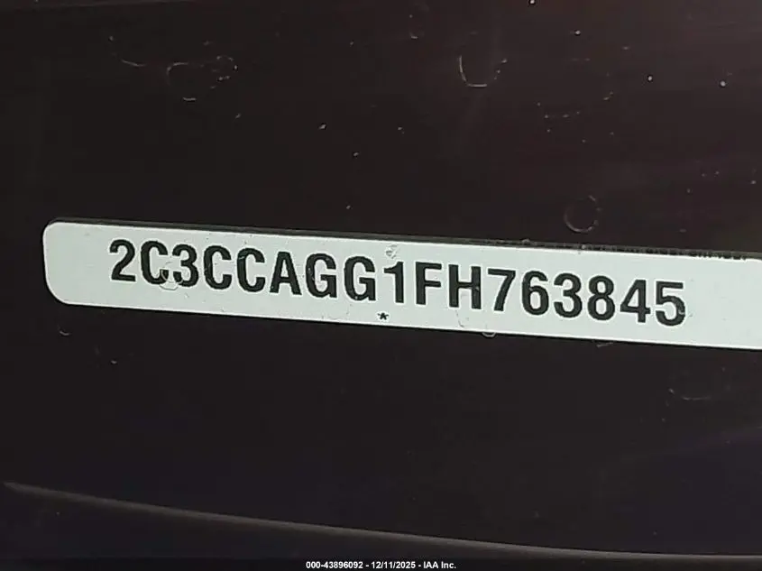 2015 CHRYSLER 300 300S