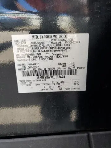 2010 FORD TAURUS SE  