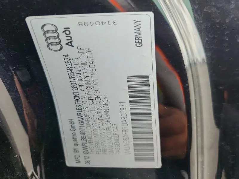 2013 AUDI RS5   