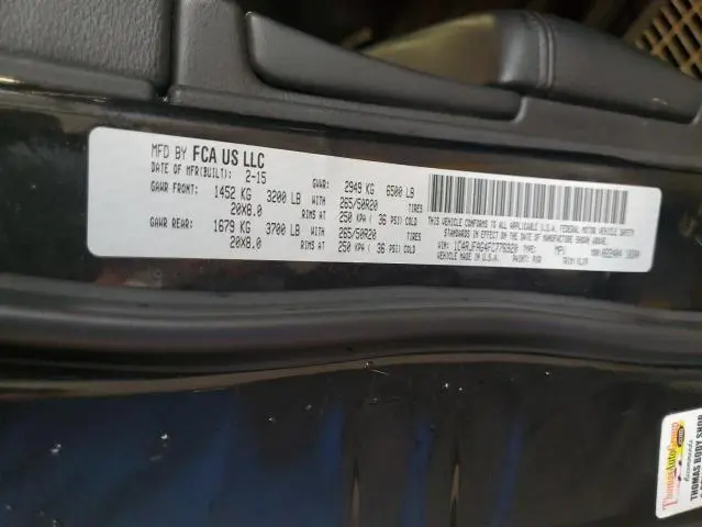 2015 JEEP GRAND CHEROKEE LAREDO  