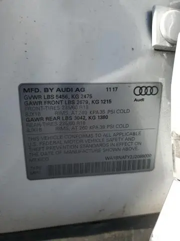 2018 AUDI Q5 PREMIUM PLUS  
