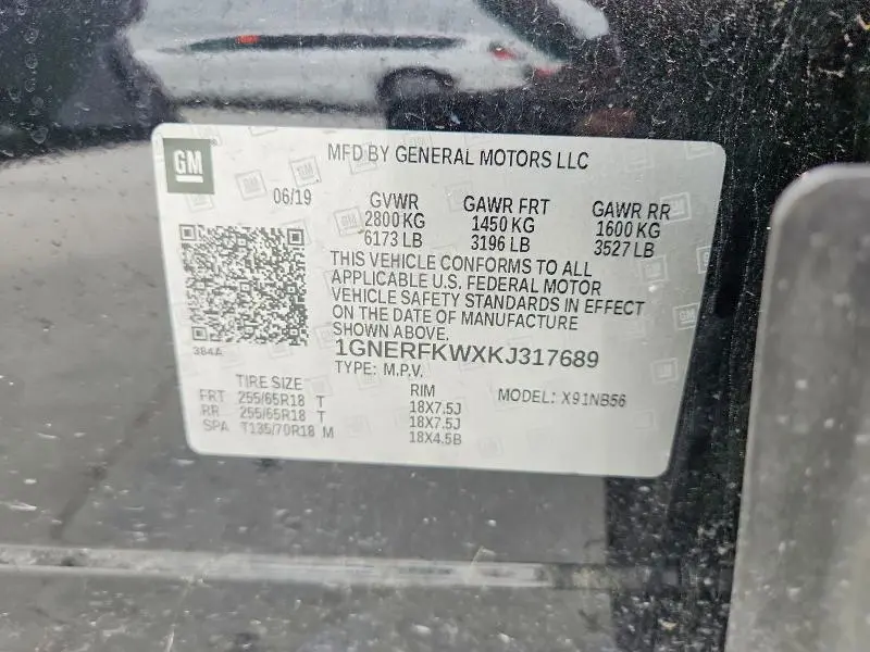 2019 CHEVROLET TRAVERSE LS  