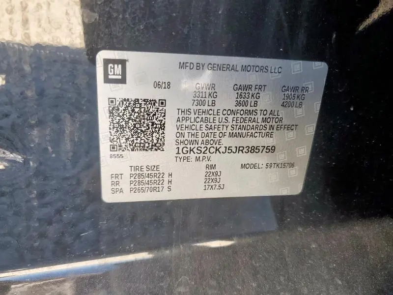 2018 GMC YUKON DENALI  