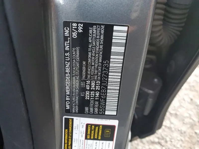 2018 MERCEDES-BENZ C 43 4MATIC AMG  