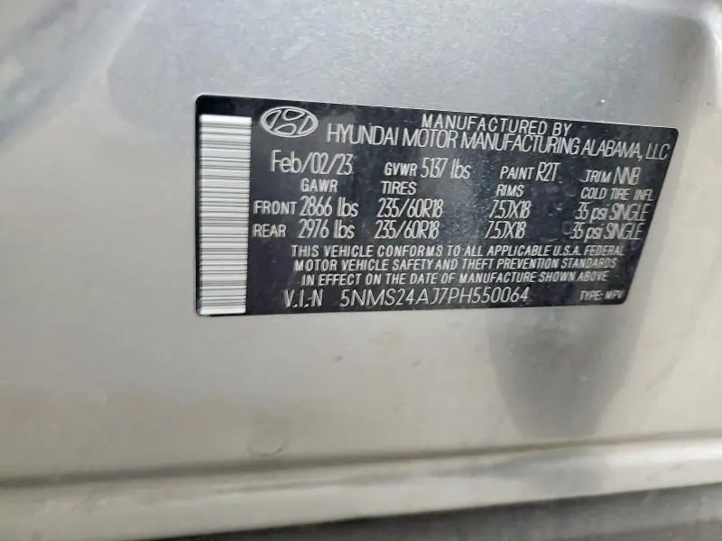 2023 HYUNDAI SANTA FE SEL  