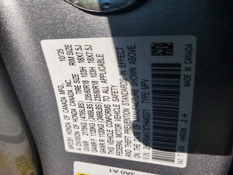 2026 HONDA CR-V EXL  