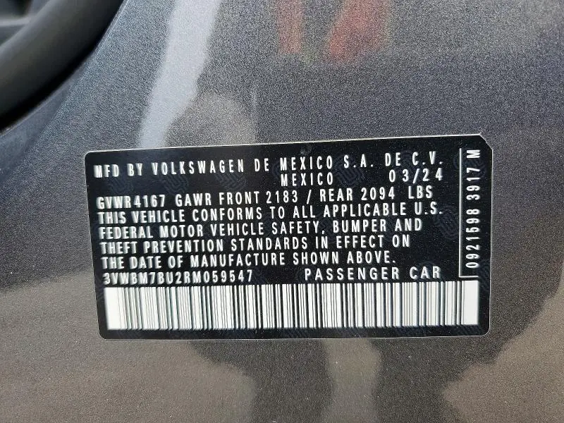 2024 VOLKSWAGEN JETTA SPORT  