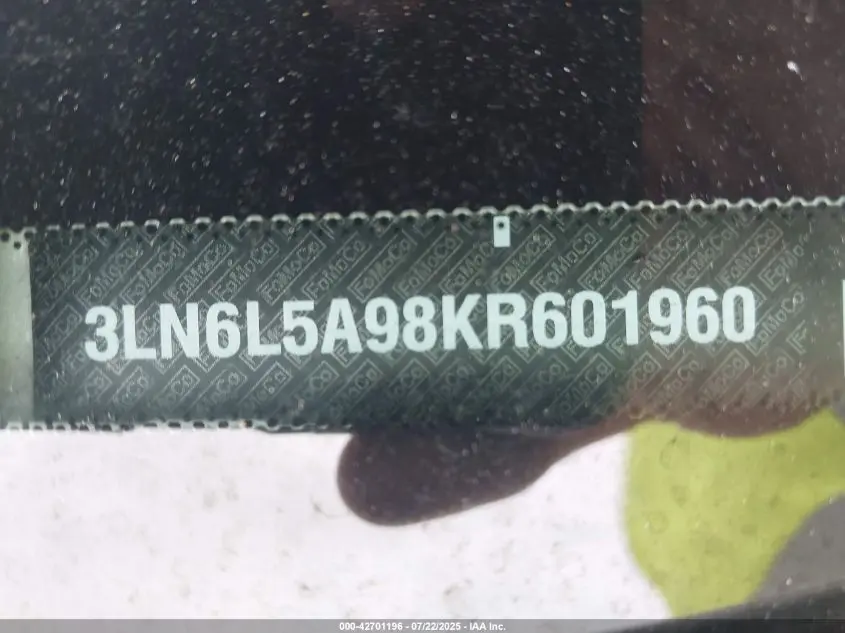 2019 LINCOLN MKZ STANDARD