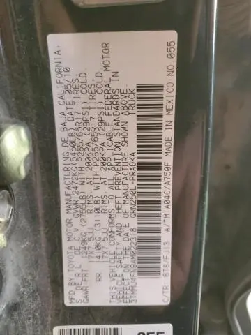 2010 TOYOTA TACOMA DOUBLE CAB LONG BED  