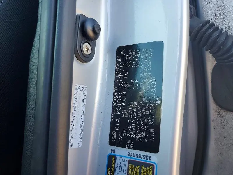 2012 KIA SPORTAGE EX  