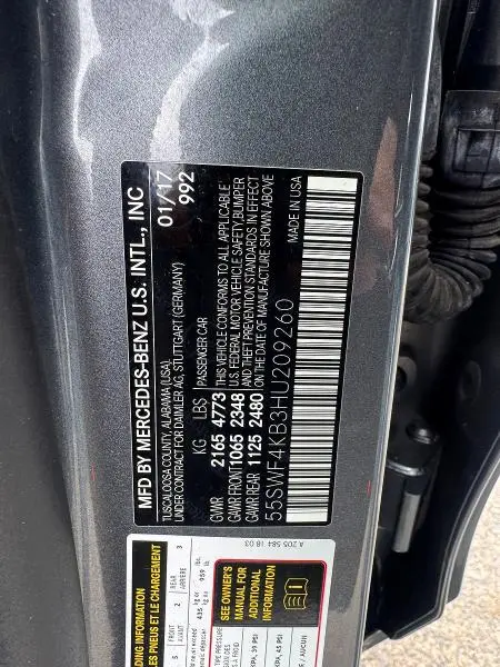 2017 MERCEDES-BENZ C 300 4MATIC  