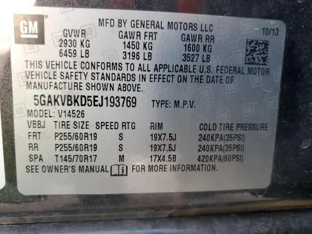 2014 BUICK ENCLAVE