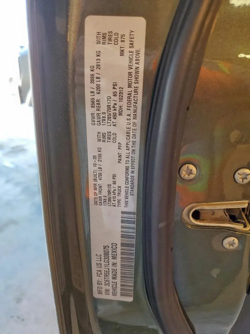 2020 RAM 2500 POWERWAGON  