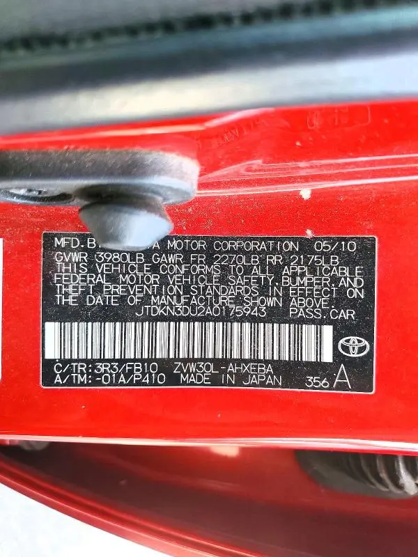 2010 TOYOTA PRIUS II  