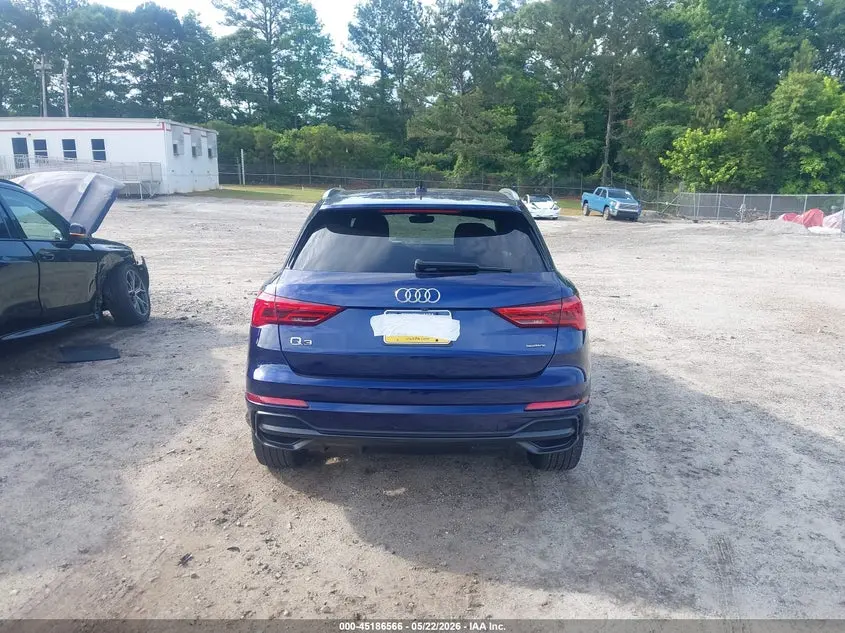 2022 AUDI Q3 PREMIUM 45 TFSI S LINE QUATTRO TIPTRONIC