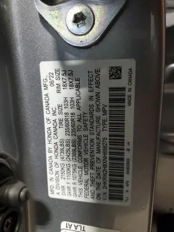 2022 HONDA CR-V EXL  