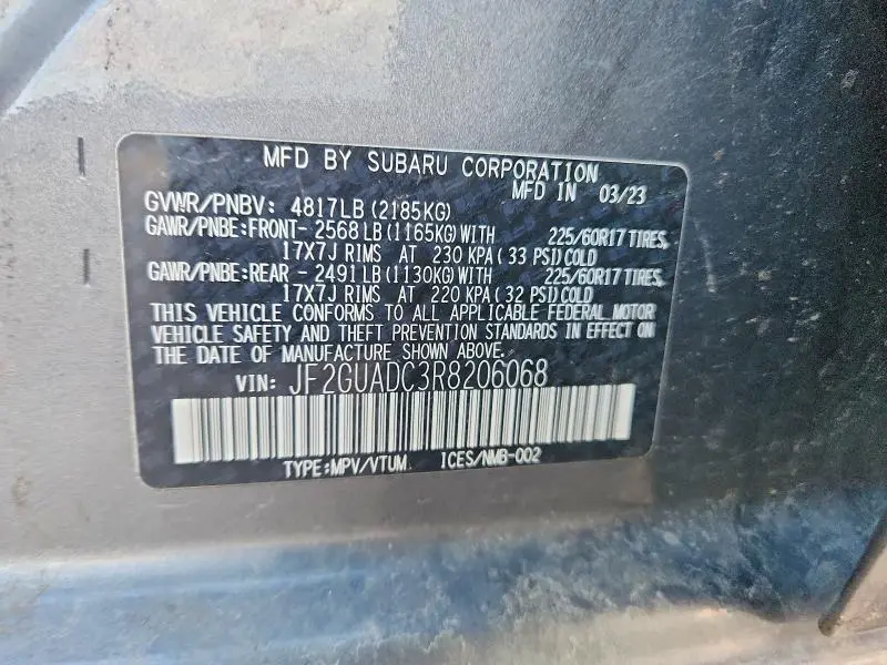 2024 SUBARU CROSSTREK PREMIUM  