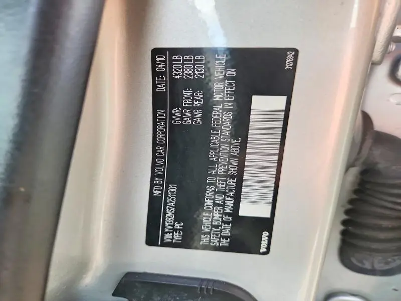 2010 VOLVO S40 2.4I  