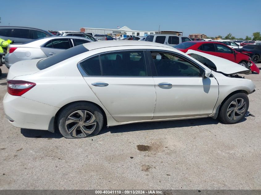 2016 HONDA ACCORD LX