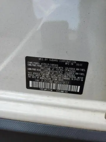 2021 SUBARU CROSSTREK LIMITED  