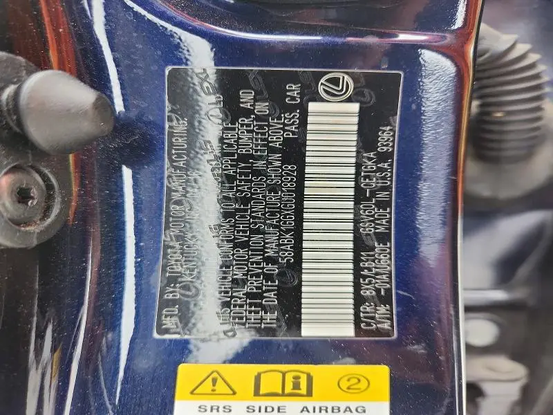 2016 LEXUS ES 350 BASE  