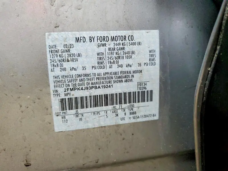 2023 FORD EDGE SEL  