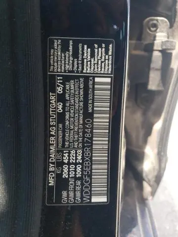2011 MERCEDES-BENZ C 300  