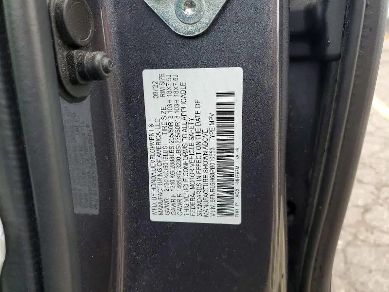 2023 HONDA ODYSSEY EXL  