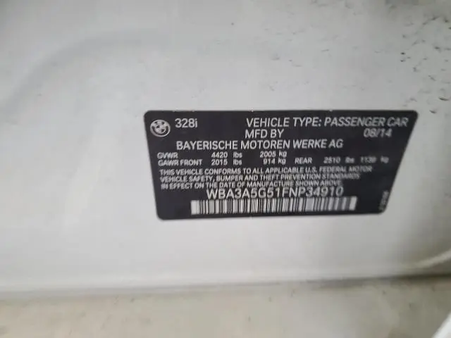 2015 BMW 328 I  