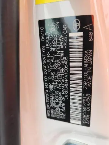 2010 TOYOTA SCION XD   