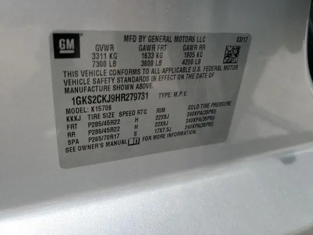 2017 GMC YUKON DENALI  