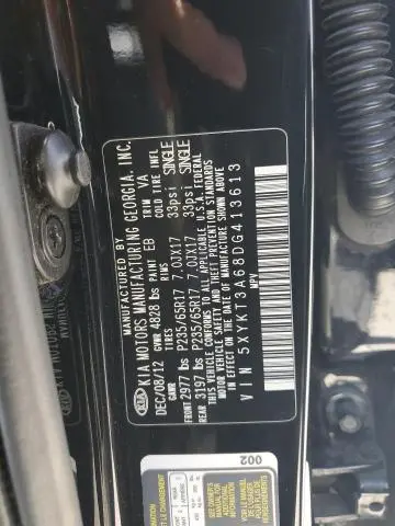 2013 KIA SORENTO LX  