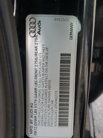 2013 AUDI A6 PREMIUM PLUS  