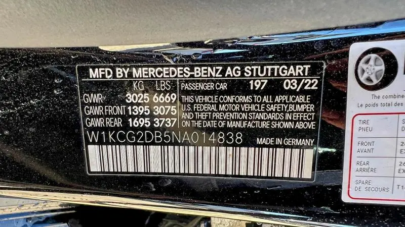 2022 MERCEDES-BENZ EQS SEDAN 450+  