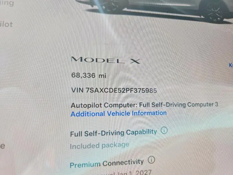 2023 TESLA MODEL X   