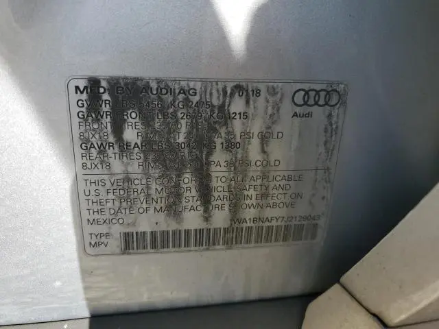 2018 AUDI Q5 PREMIUM PLUS  