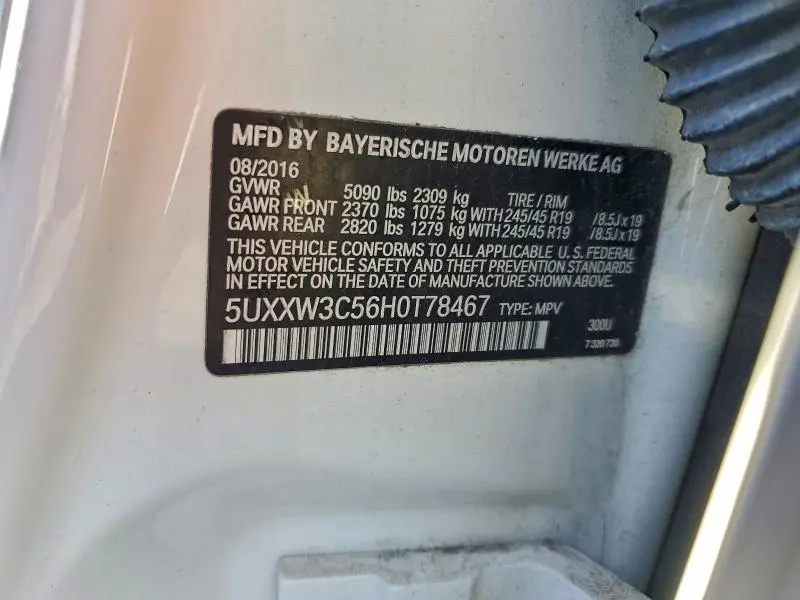 2017 BMW X4 XDRIVE28I  