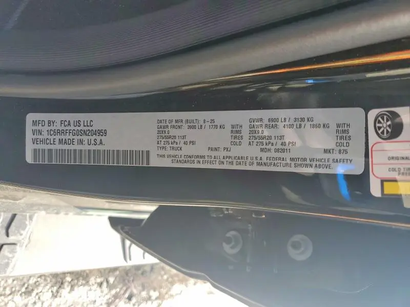 2025 RAM 1500   