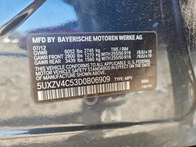 2013 BMW X5 XDRIVE35I  