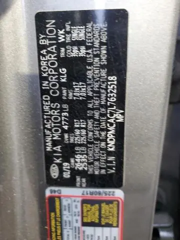 2020 KIA SPORTAGE LX  